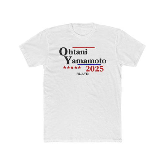 Dodgers Ohtani/Yamamoto 2025 Unisex Cotton Crew Tee