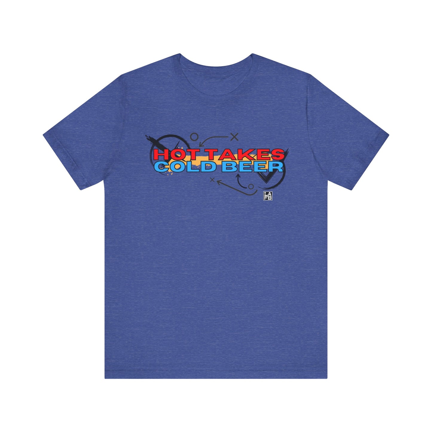 Hot Takes And Cold Beer Short Sleeve Tee