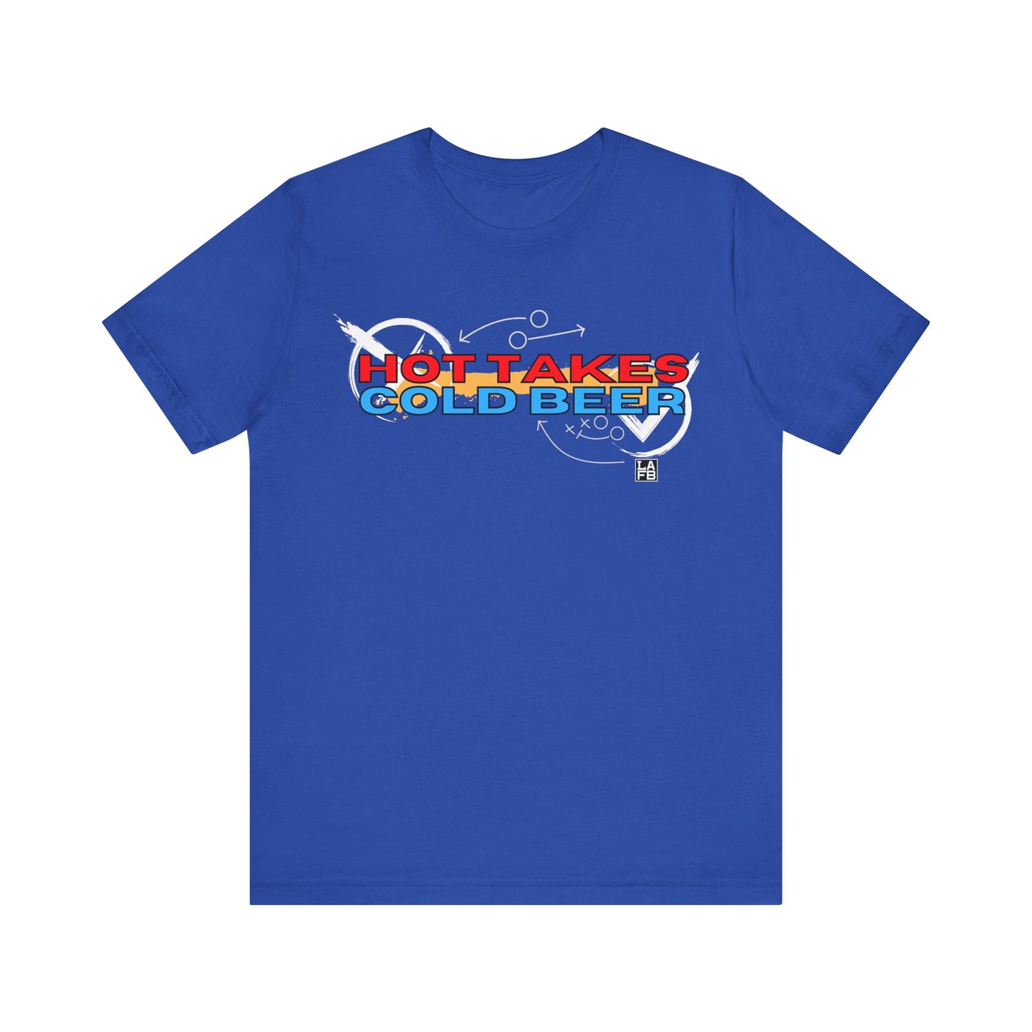 Hot Takes And Cold Beer Short Sleeve Tee