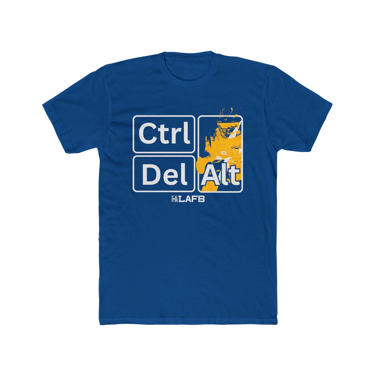Ctrl 'Joe' Alt Del LAFB Unisex Tee, Chargers Fan, Casual Wear