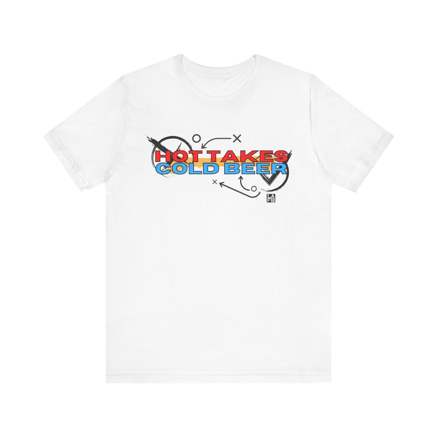 Hot Takes And Cold Beer Short Sleeve Tee