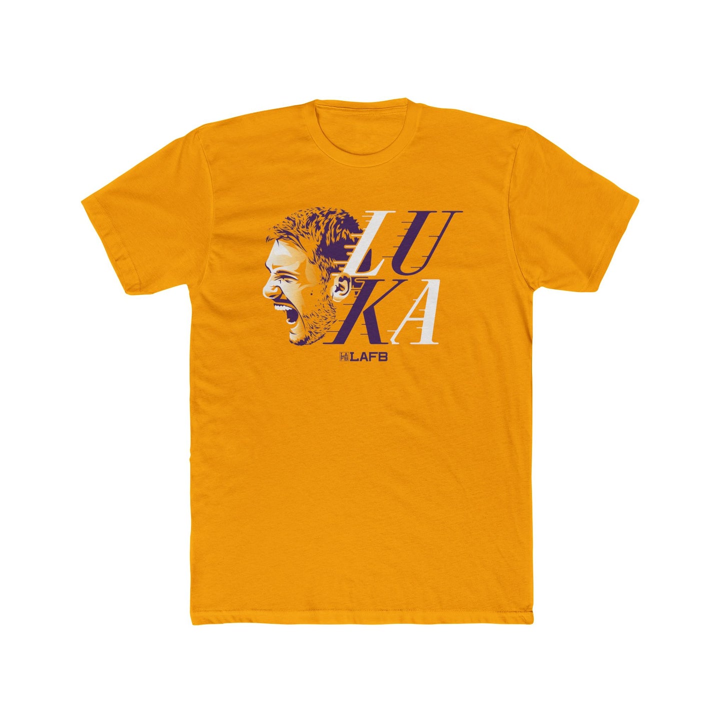 Luka Doncic LAFB Unisex Cotton Crew Tee, Graphic Tee, Sports Fan T-Shirt, Birthday Gift, Casual Wear, Everyday Comfort