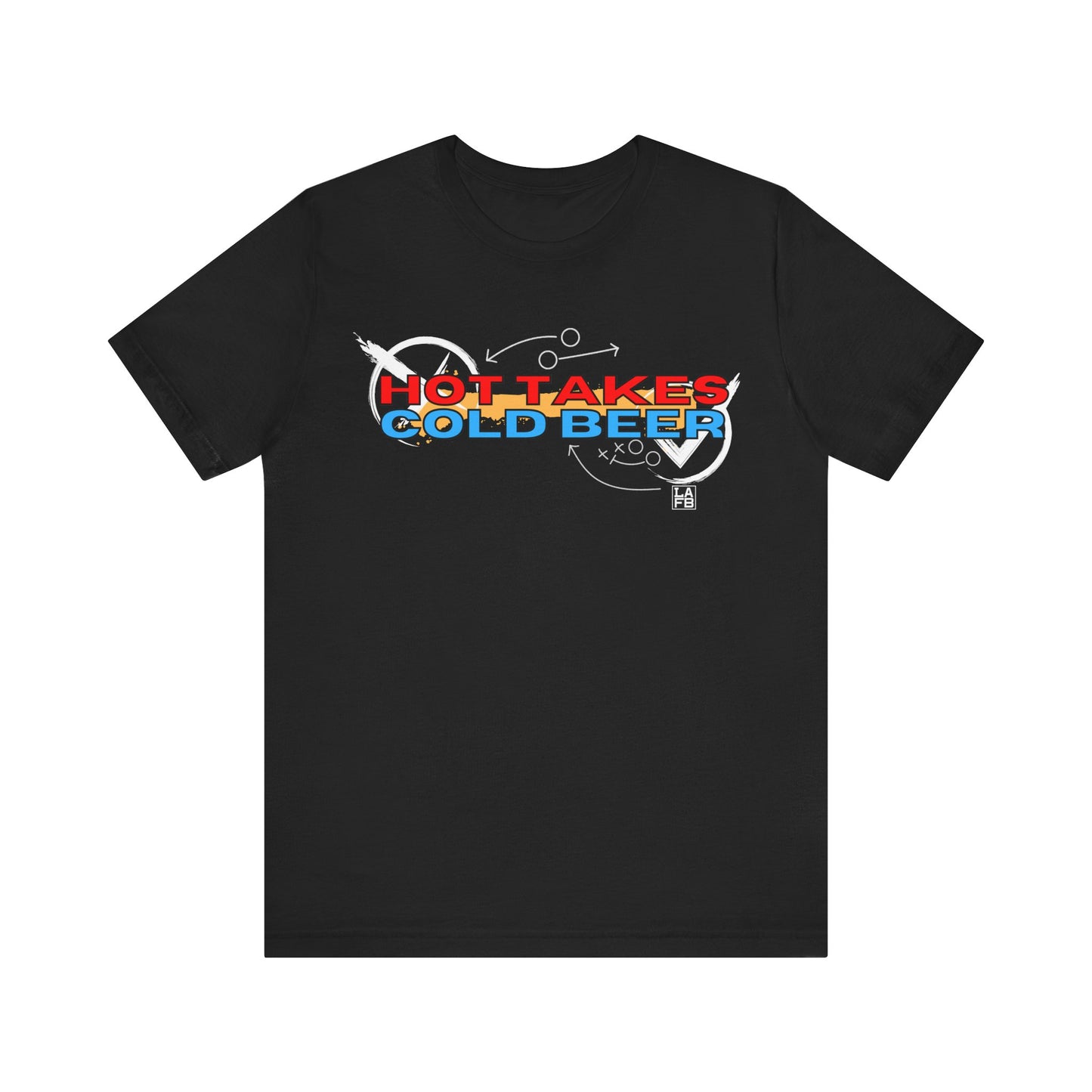Hot Takes And Cold Beer Short Sleeve Tee