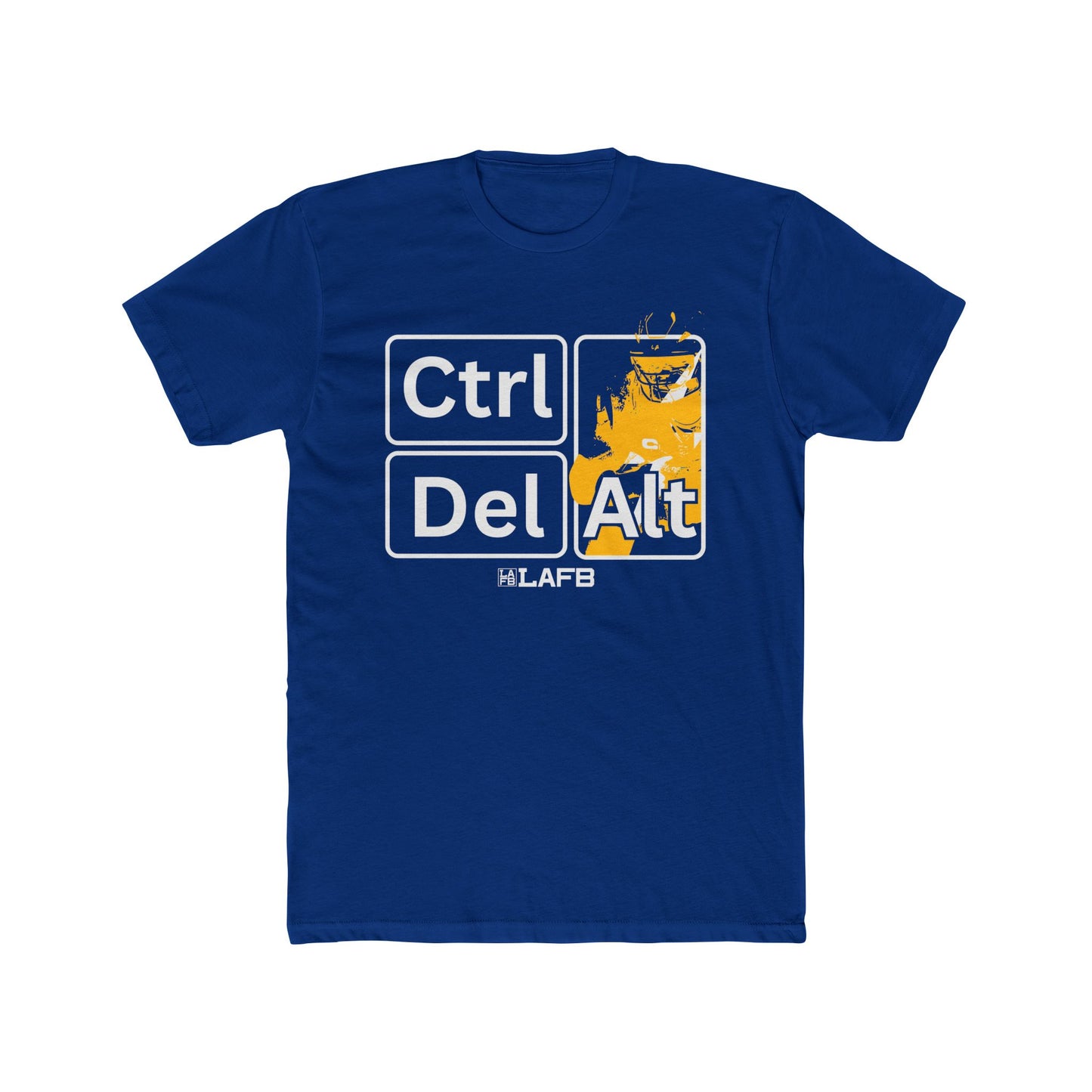 Ctrl 'Joe' Alt Del LAFB Unisex Tee, Chargers Fan, Casual Wear