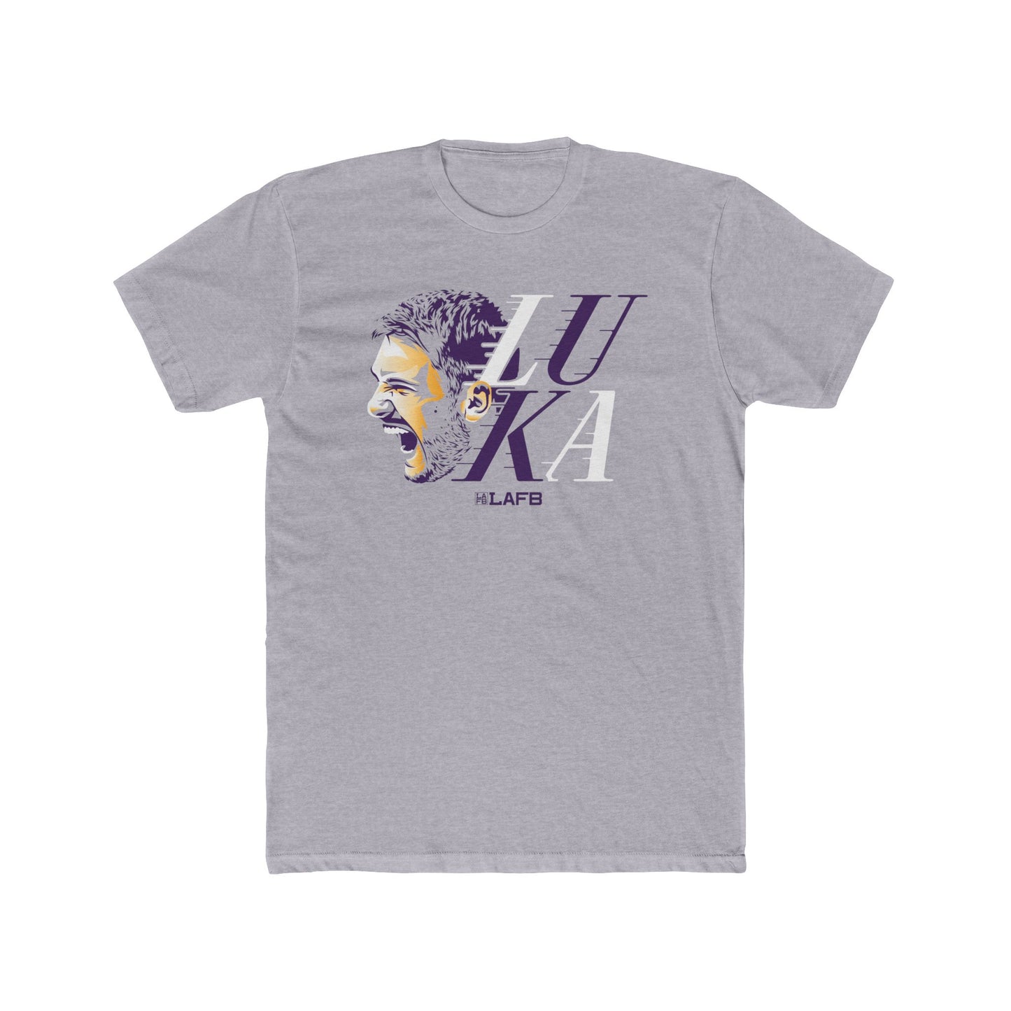 Luka Doncic LAFB Unisex Cotton Crew Tee, Graphic Tee, Sports Fan T-Shirt, Birthday Gift, Casual Wear, Everyday Comfort