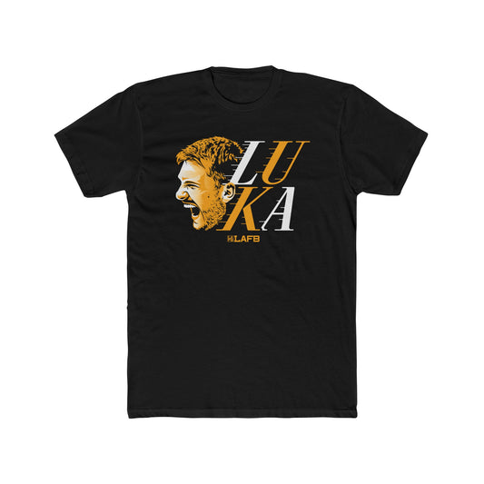 Luka Doncic LAFB Unisex Cotton Crew Tee, Graphic Tee, Sports Fan T-Shirt, Birthday Gift, Casual Wear, Everyday Comfort