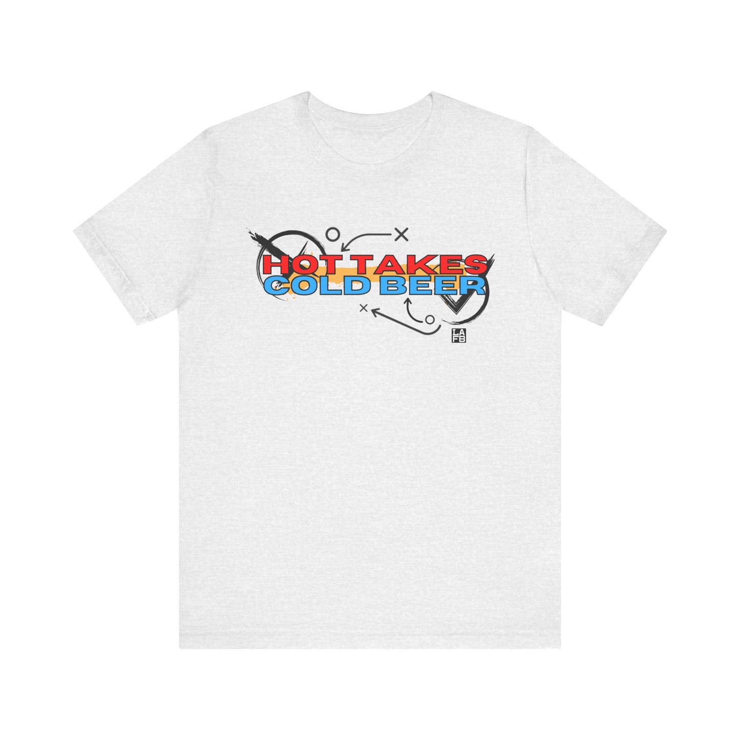 Hot Takes And Cold Beer Short Sleeve Tee