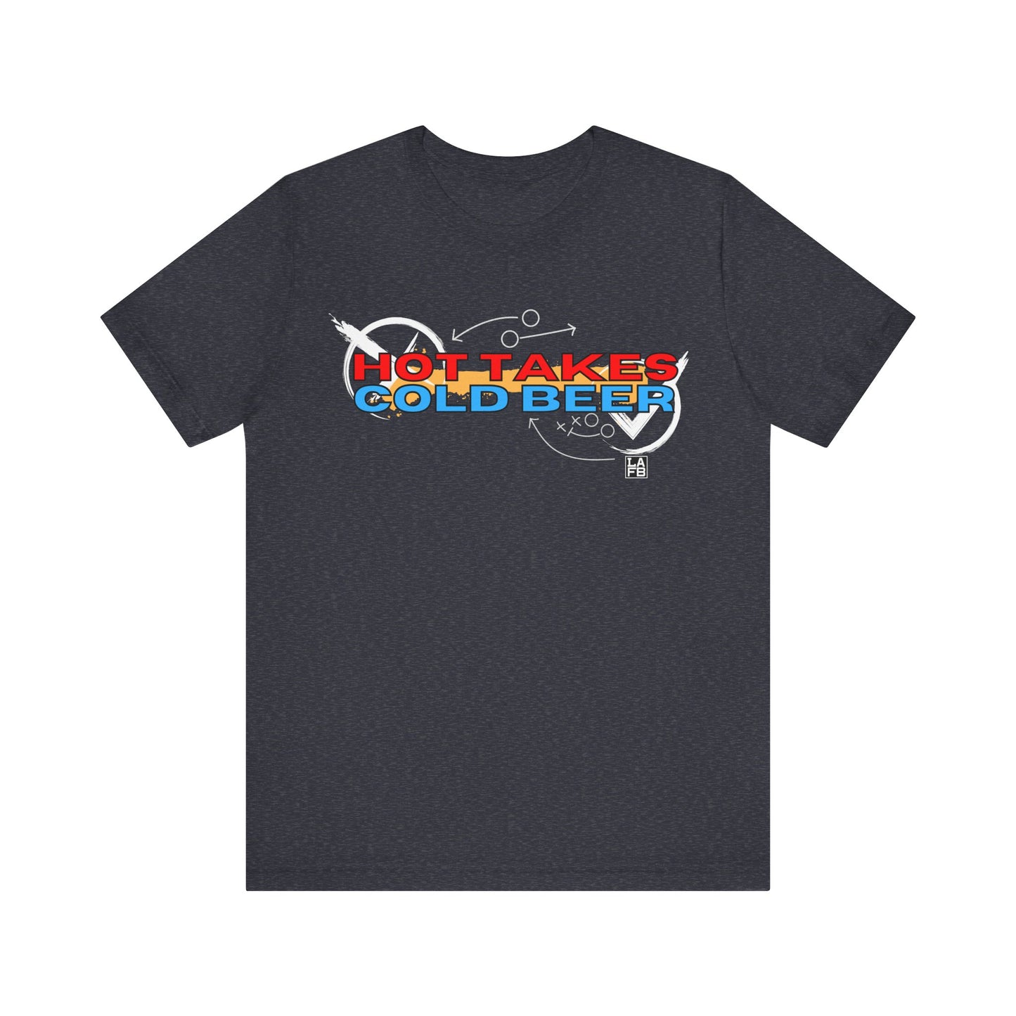 Hot Takes And Cold Beer Short Sleeve Tee