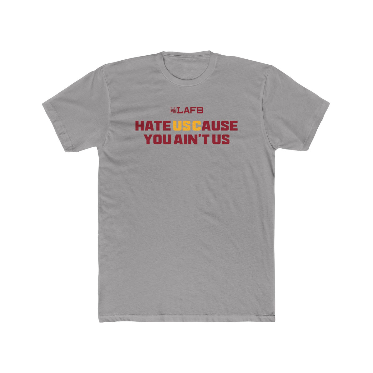 HateUSCause YOU AIN'T US Crew Tee — Bold Fan Pride Football T‑Shirt