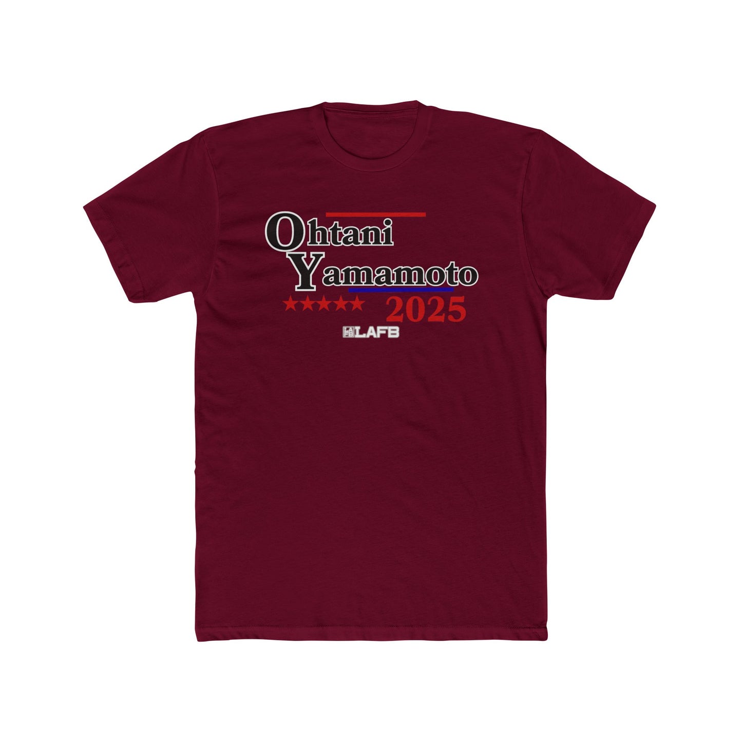 Dodgers Ohtani/Yamamoto 2025 Unisex Cotton Crew Tee