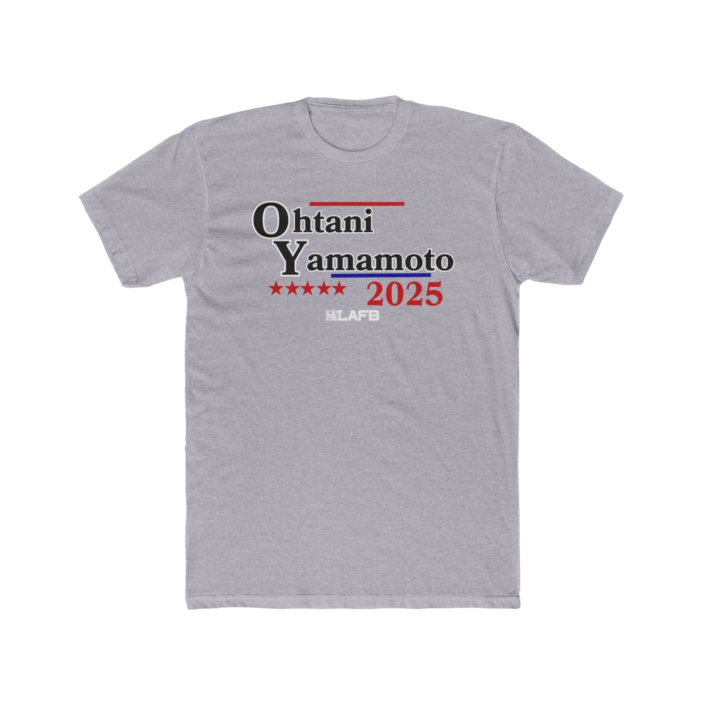 Dodgers Ohtani/Yamamoto 2025 Unisex Cotton Crew Tee