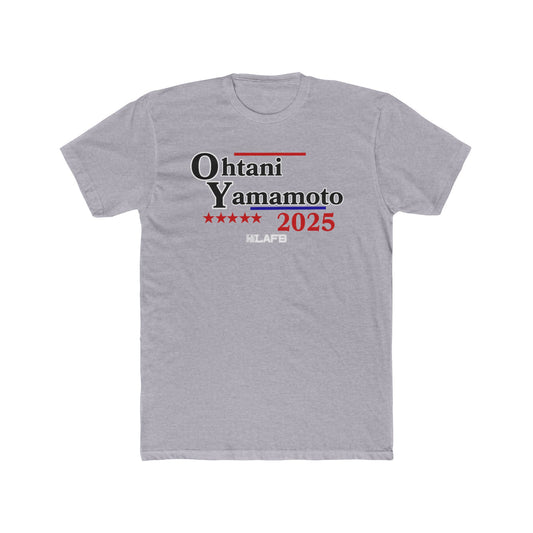 Dodgers Ohtani/Yamamoto 2025 Unisex Cotton Crew Tee