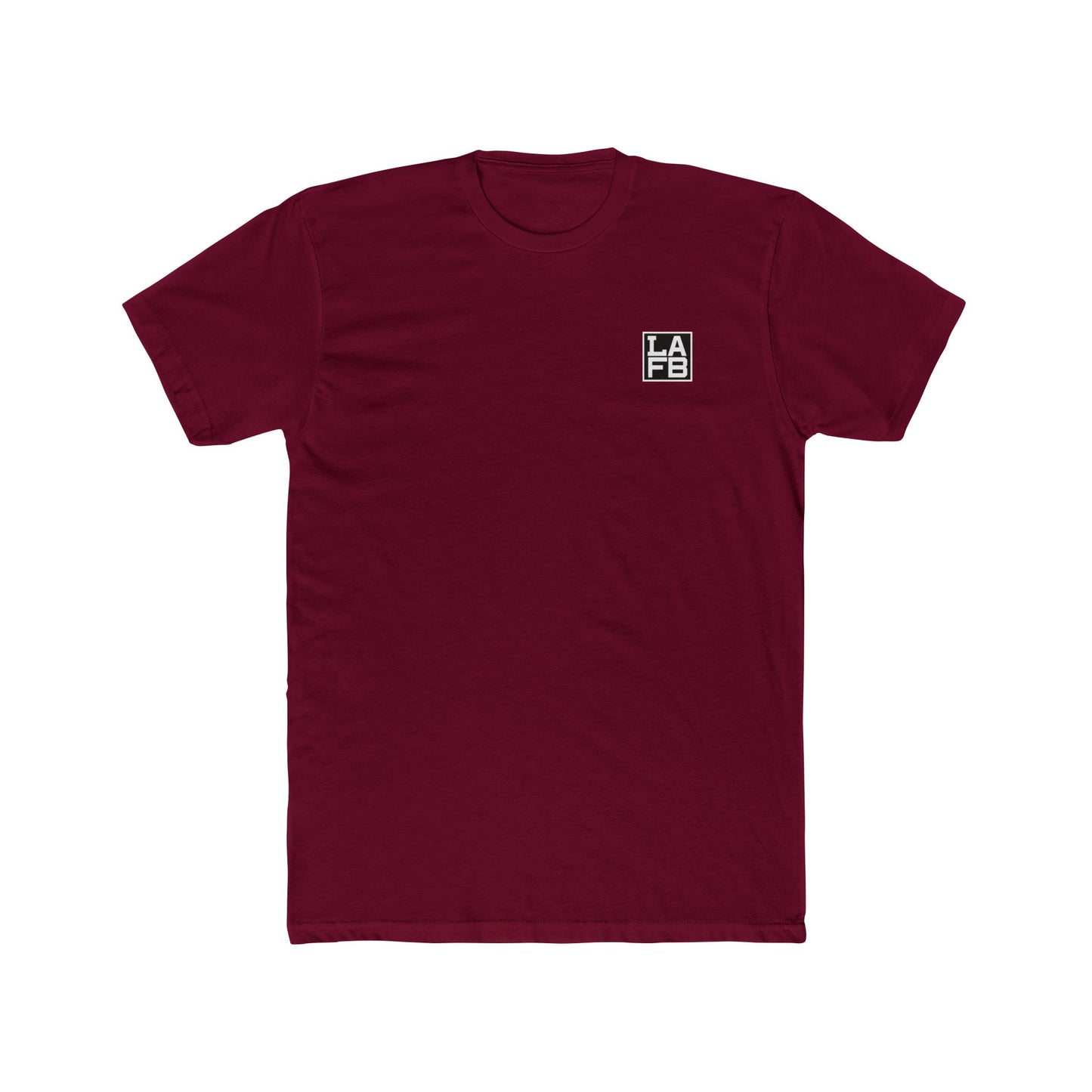 LAFB Minimal Logo Tee — Small Chest Patch Cotton T-Shirt