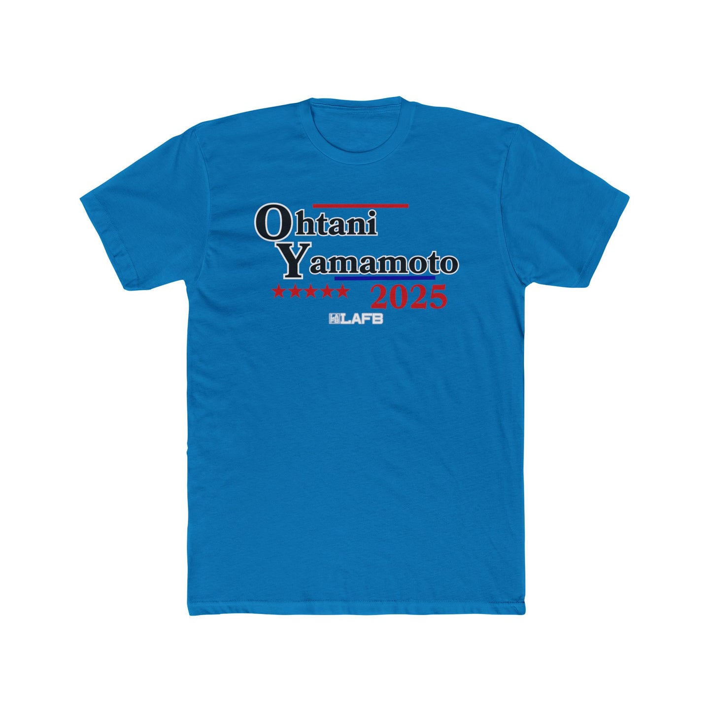 Dodgers Ohtani/Yamamoto 2025 Unisex Cotton Crew Tee