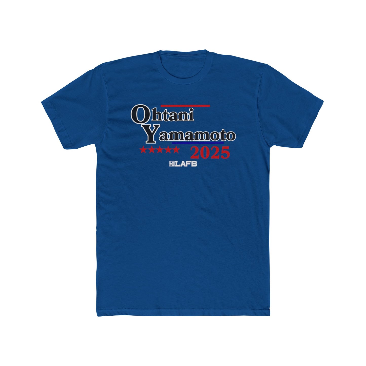 Dodgers Ohtani/Yamamoto 2025 Unisex Cotton Crew Tee