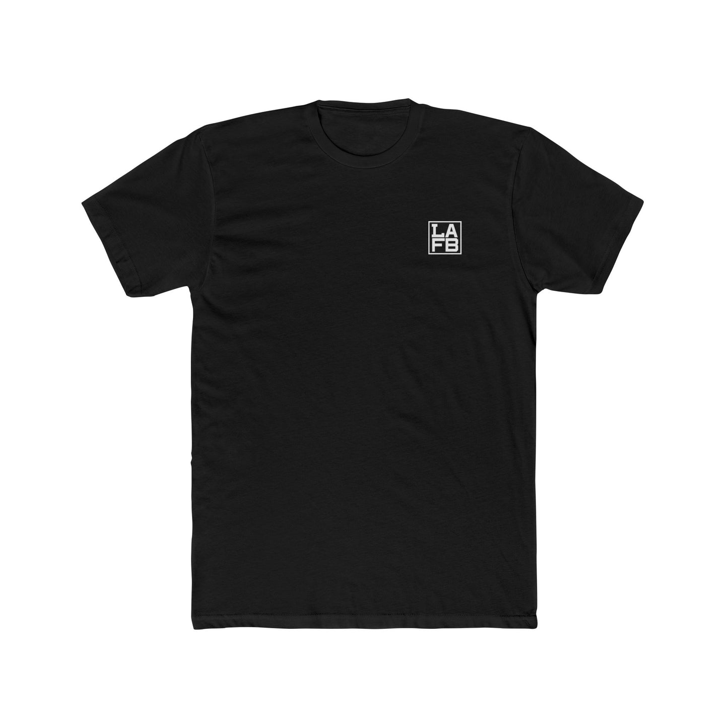 LAFB Minimal Logo Tee — Small Chest Patch Cotton T-Shirt