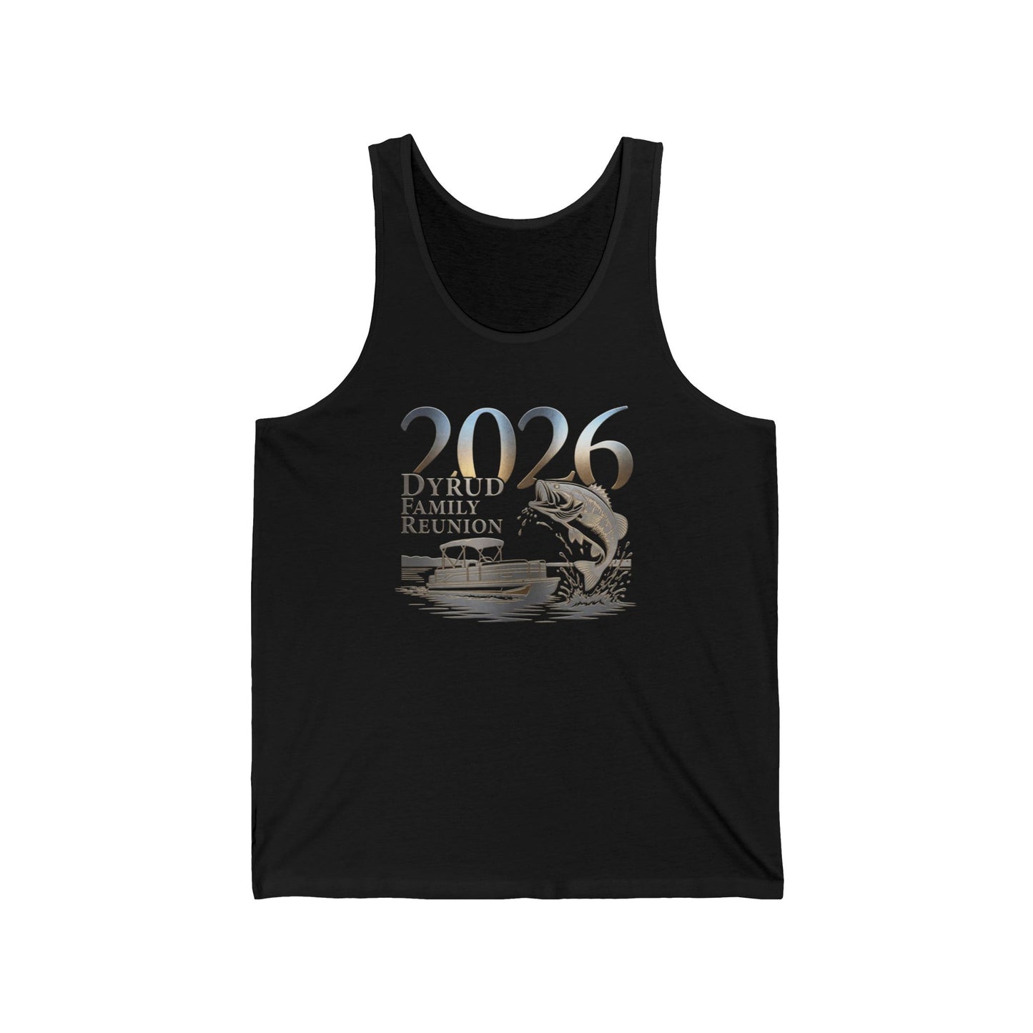 2026 Family Reunion Fishing Tank Top – 'Dyrud Family Reunion' Graphic Tank