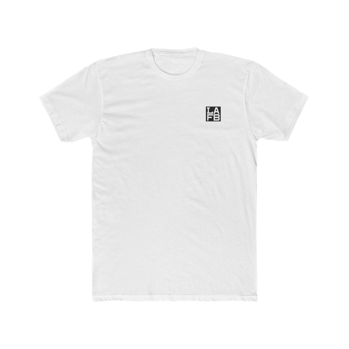LAFB Minimal Logo Tee — Small Chest Patch Cotton T-Shirt