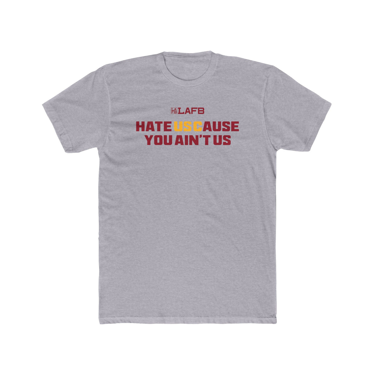 HateUSCause YOU AIN'T US Crew Tee — Bold Fan Pride Football T‑Shirt