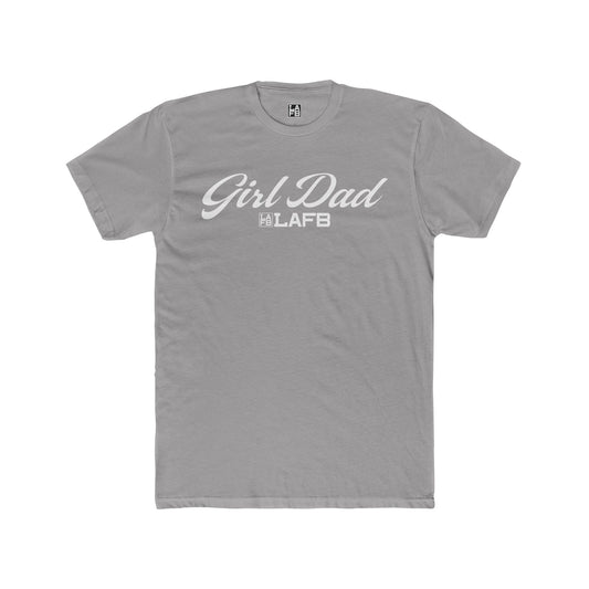 LAFB Girl Dad Script Men's Cotton Crew Tee